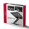 AXAGON STND-LQB Podstawka do laptopów aluminiowa 10-17,3 cala regulowane kąty nachylenia, Czarna